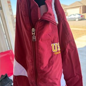 USC Trojans Maroon & White Windbreaker Jacket
